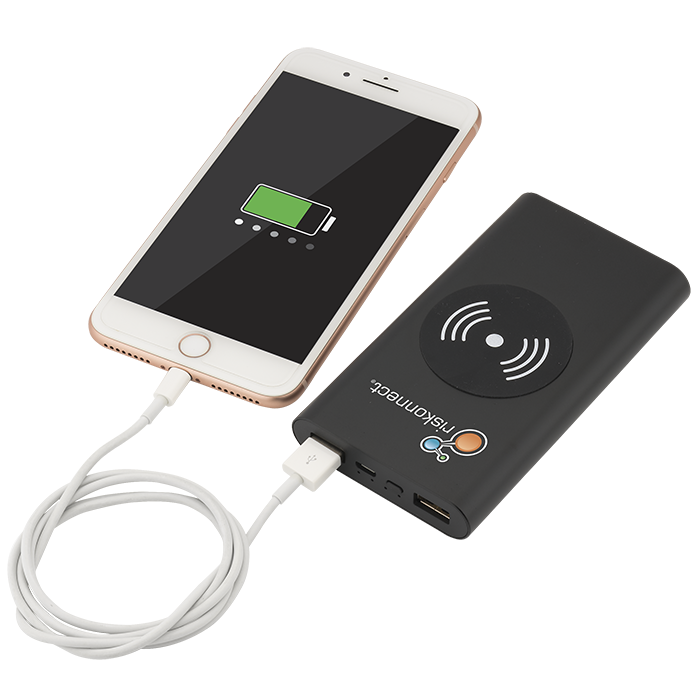 Chargeur certifié UL sans fil à 3-voies 10,000mAh - EL188 Black