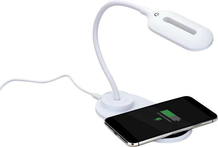 Lampe de Bureau LED avec Chargeur Sans Fil - EL192 White