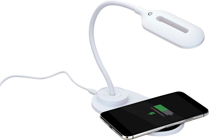 Lampe de Bureau LED avec Chargeur Sans Fil - EL192 White