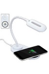 Lampe de Bureau LED avec Chargeur Sans Fil - EL192 White
