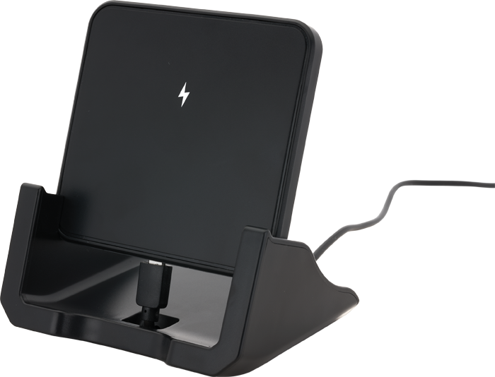 EL197-WRLS Chrg Pad/Hol Black