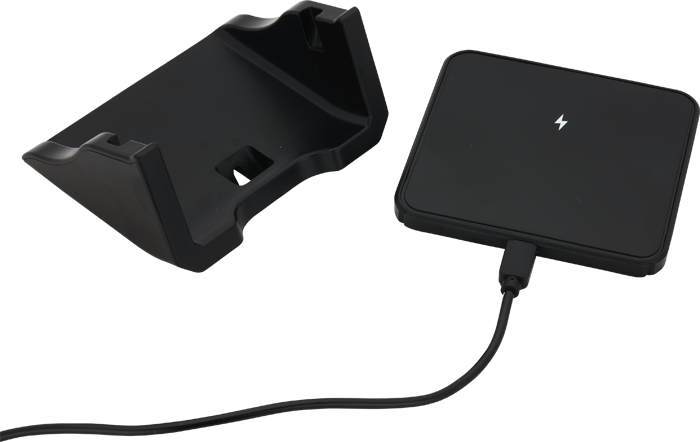 EL197-WRLS Chrg Pad/Hol Black