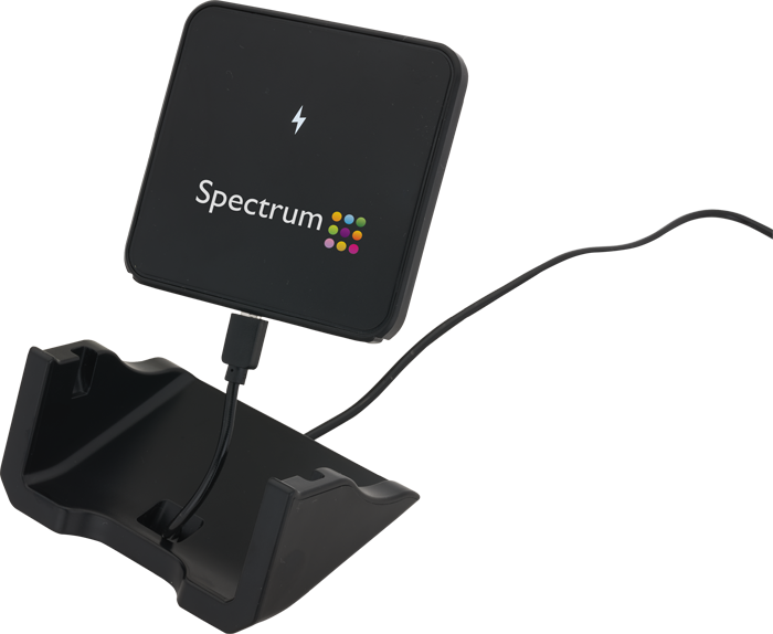 EL197-WRLS Chrg Pad/Hol Black