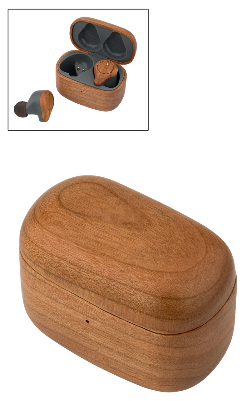 Écouteurs Sans Fil TWS en Merisier - EL204 Wood