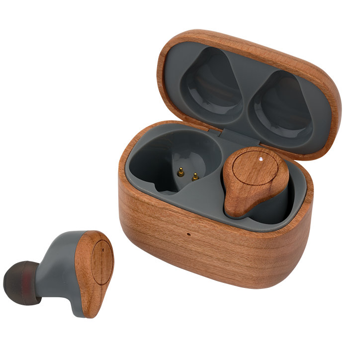 Écouteurs Sans Fil TWS en Merisier - EL204 Wood