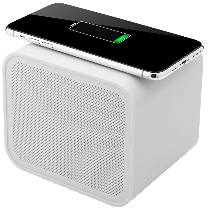 5W Assure Speaker with Wireless Charger - EL207 White