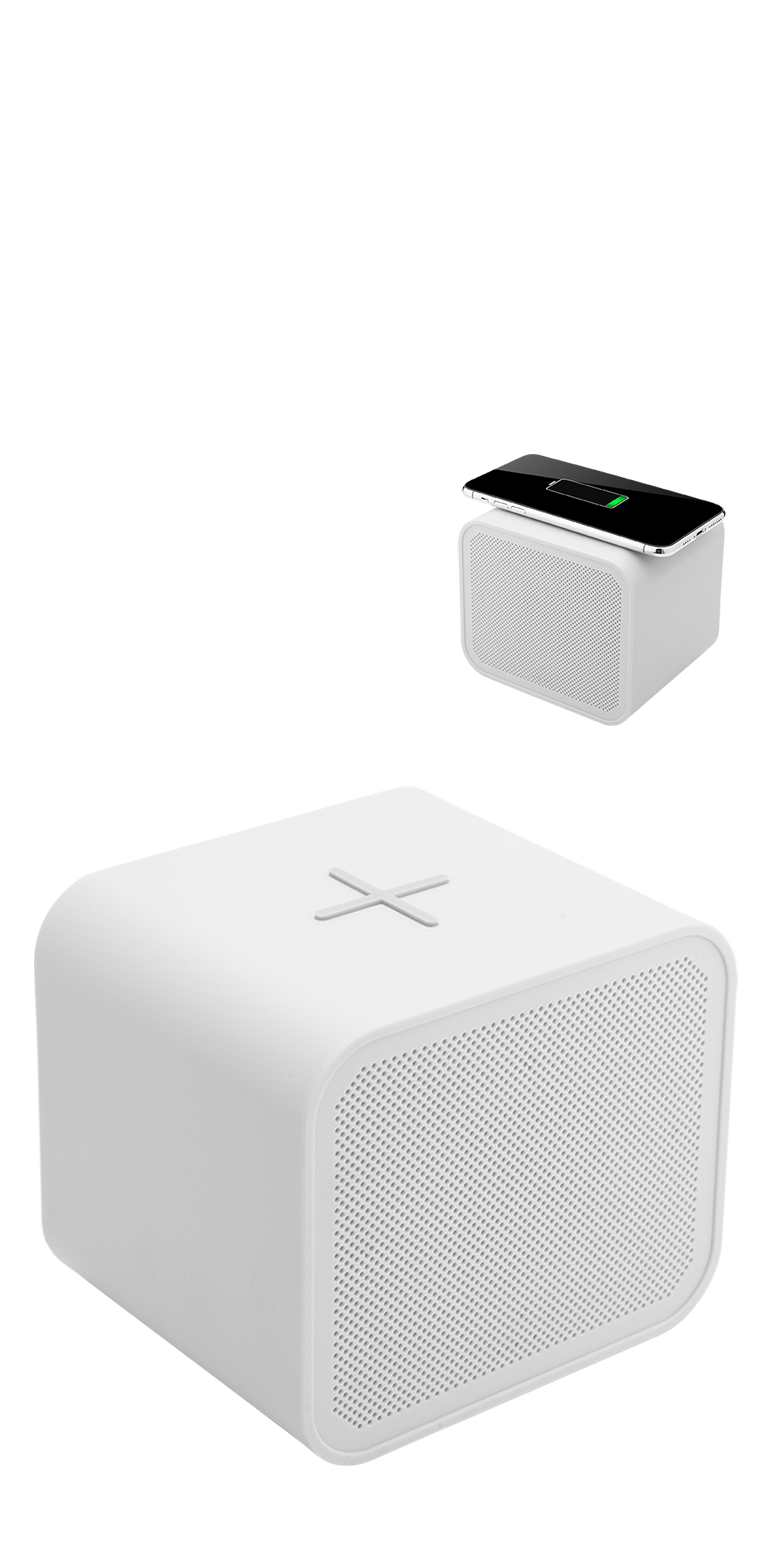 5W Assure Speaker with Wireless Charger - EL207 White