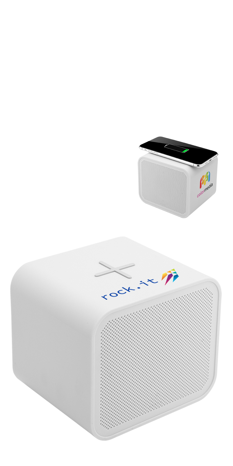 5W Assure Speaker with Wireless Charger - EL207 White