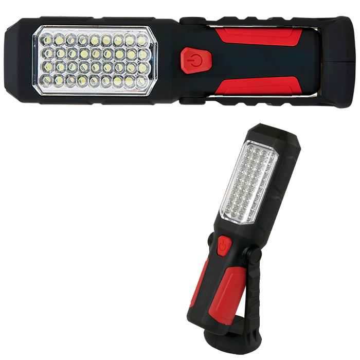 Lampe de travail magnétique DEL - FL114 red