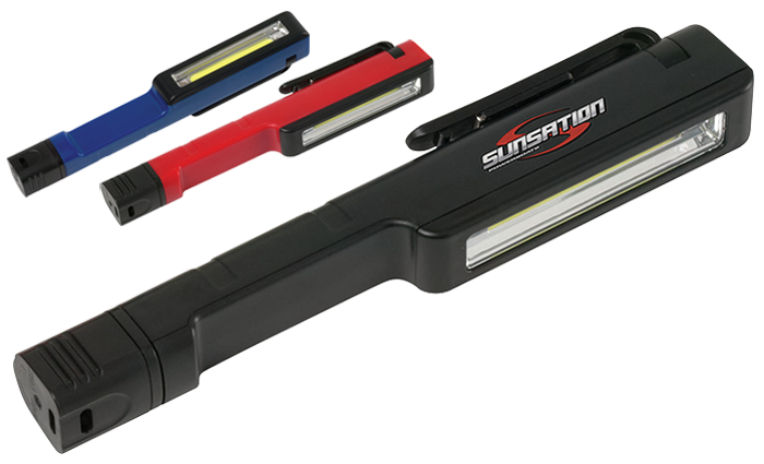 Lampe de poche de travail (COB) - FL143 Black