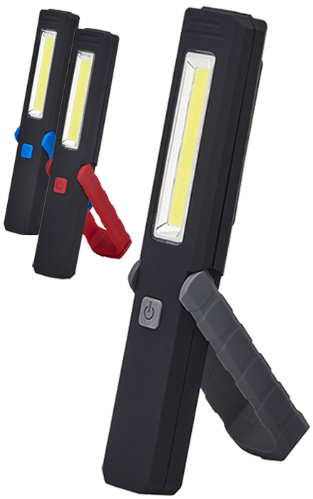 Lampe de travail magnétique avec béquille (COB) - FL166 Gray