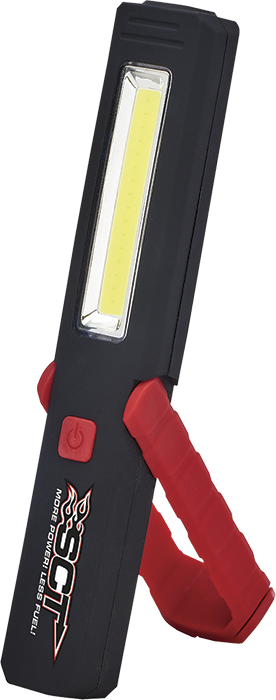 Lampe de travail magnétique avec béquille (COB) - FL166 red