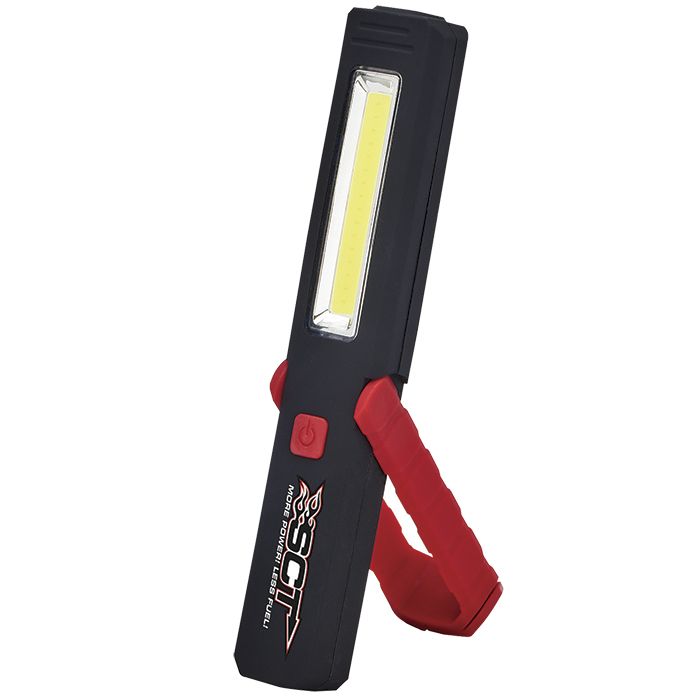 Lampe de travail magnétique avec béquille (COB) - FL166 red