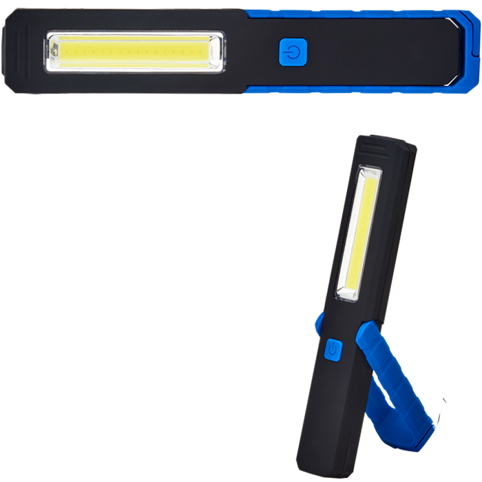 Lampe de travail magnétique avec béquille (COB) - FL166 blue
