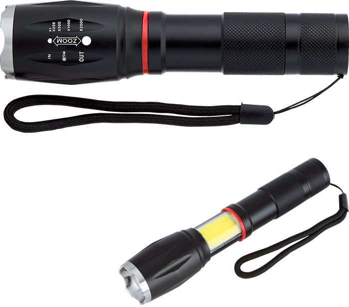 Lampe de poche à DEL/COB Dyad - FL181 Black