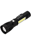 Lampe de poche rechargeable à DEL/COB Channel - FL183 Black