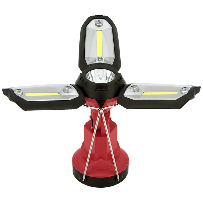 Lampe de travail DEL/COB Clover Style - FL189 Black