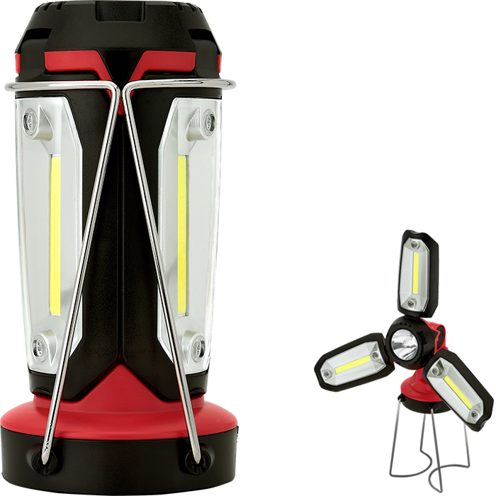 Lampe de travail DEL/COB Clover Style - FL189 Black