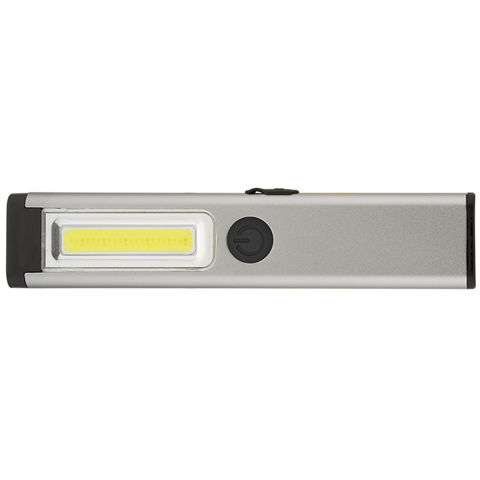 Lampe de travail à COB rechargeable Slimline - FL192 Silver