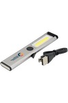 Lampe de travail à COB rechargeable Slimline - FL192 Silver