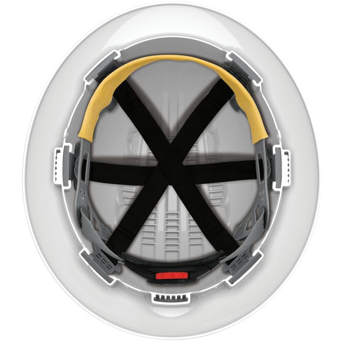 Evolution™ 6161 Casque de Sécurité Brim Pleine - HH18 White