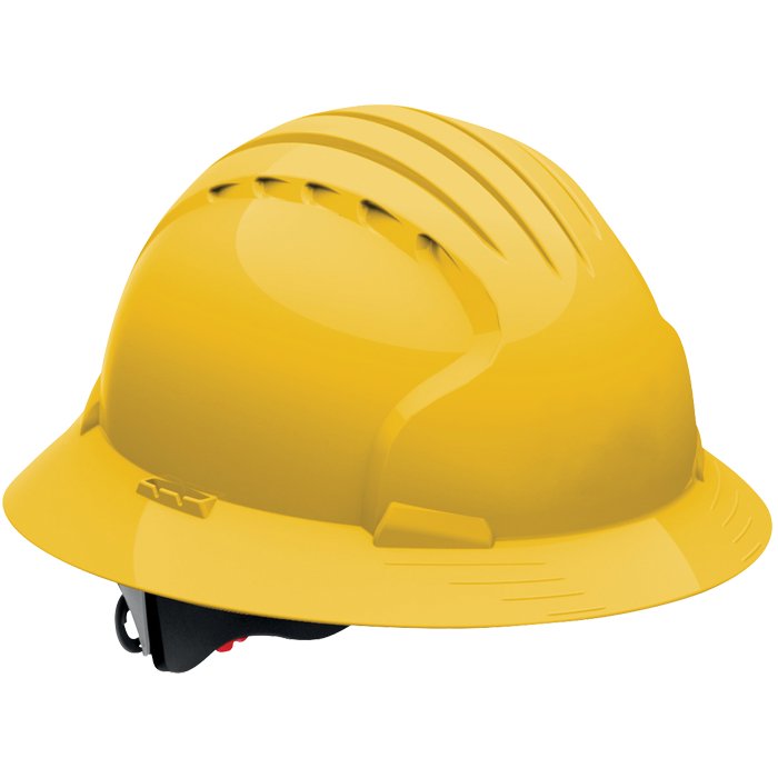 Evolution™ 6161 Casque de Sécurité Brim Pleine - HH18 lime yellow