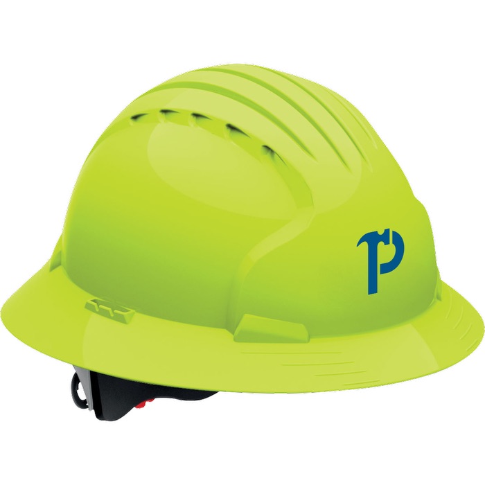 Evolution™ Casque de Sécurité Brim Pleine Hi-Vis - HH18HV lime yellow