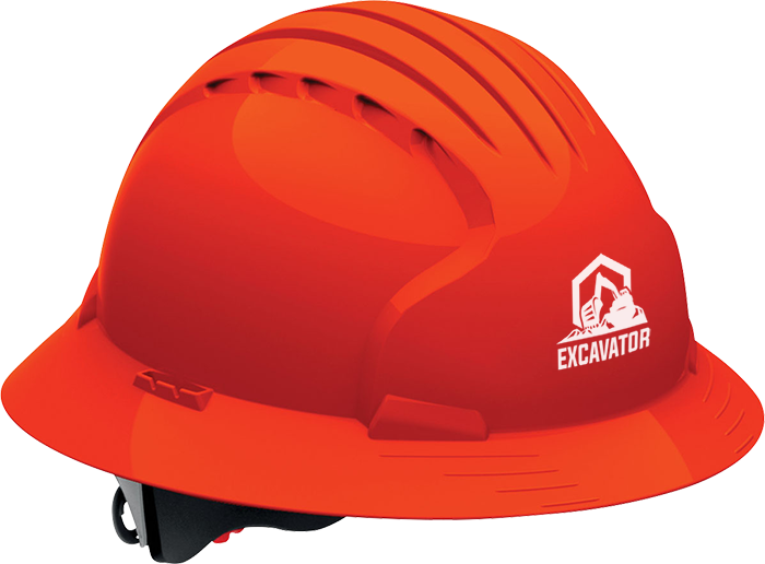 Evolution™ Casque de Sécurité Brim Pleine Hi-Vis - HH18HV orange