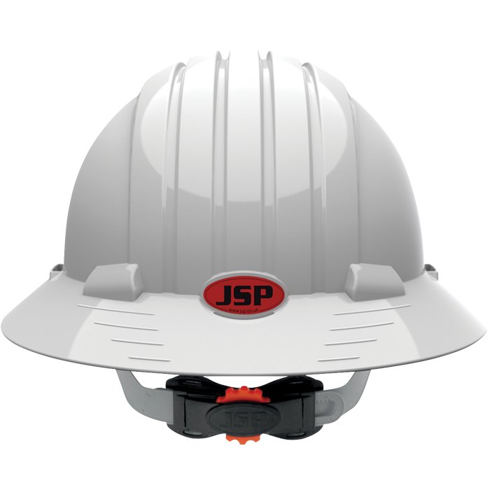 Evolution™ Casque de Sécurité Brim Pleine Vented - HH18V White