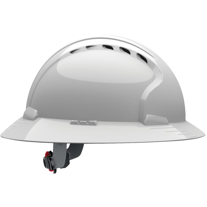 Evolution™ Casque de Sécurité Brim Pleine Vented - HH18V White