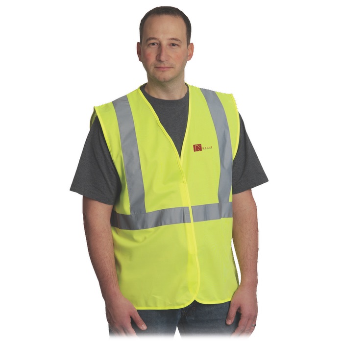 Veste en Tissu Solide Classe 2 - HV05 lime yellow