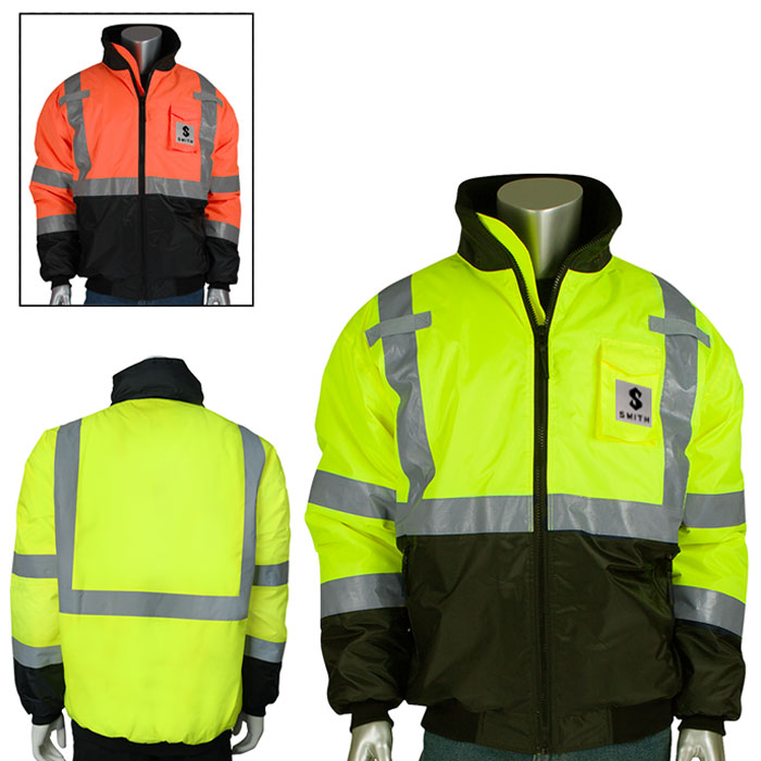  Blouson d’aviateur économique à bord noir - HV45