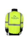 Blouson d’aviateur avec amovible en polaire - HV46 Yellow
