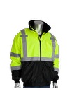 Blouson d’aviateur avec amovible en polaire - HV46 Yellow