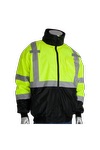Blouson d’aviateur avec amovible en polaire - HV46 Yellow