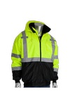 Blouson d’aviateur avec amovible en polaire - HV46 Yellow