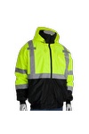 Blouson d’aviateur avec amovible en polaire - HV46 Yellow