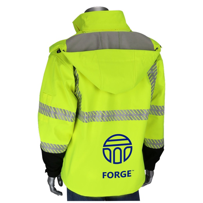 Blouson doux en Ripstop à bord noir – Niveau 3 - HV47 Yellow