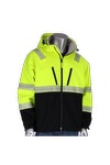 Blouson doux en Ripstop à bord noir – Niveau 3 - HV47 Yellow