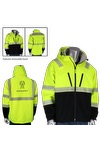 Blouson doux en Ripstop à bord noir – Niveau 3 - HV47 lime yellow