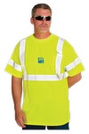 Tee-Shirt Manches Courtes Classe 3 - HV54 lime yellow