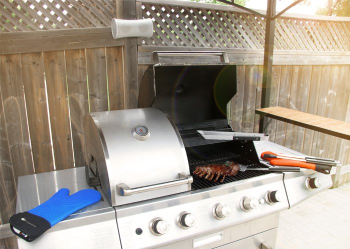 Gant de Cuisinier en Silicone 15" - HW34 Gray