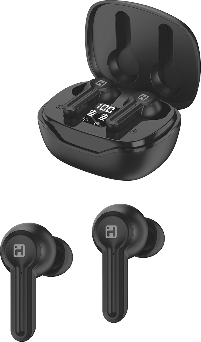 iHome iHome® XT-49 True Wireless Earbuds & Charger Case - IH03 black