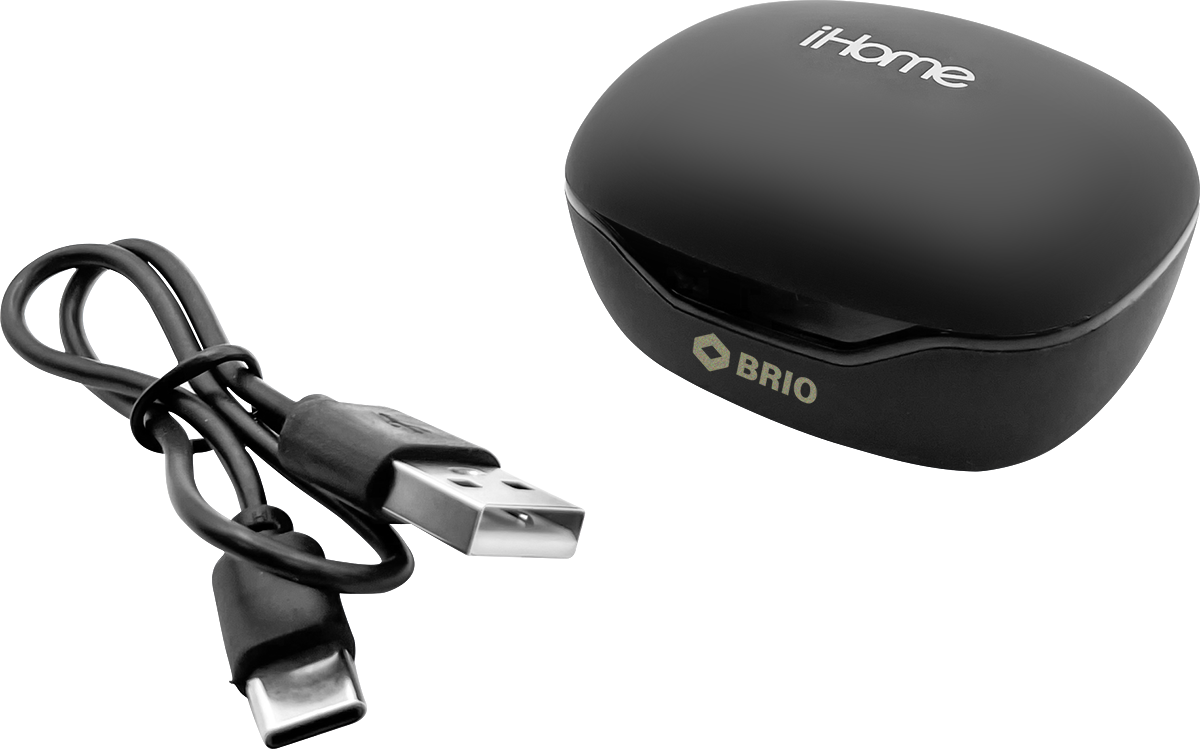 iHome iHome® XT-49 True Wireless Earbuds & Charger Case - IH03 black