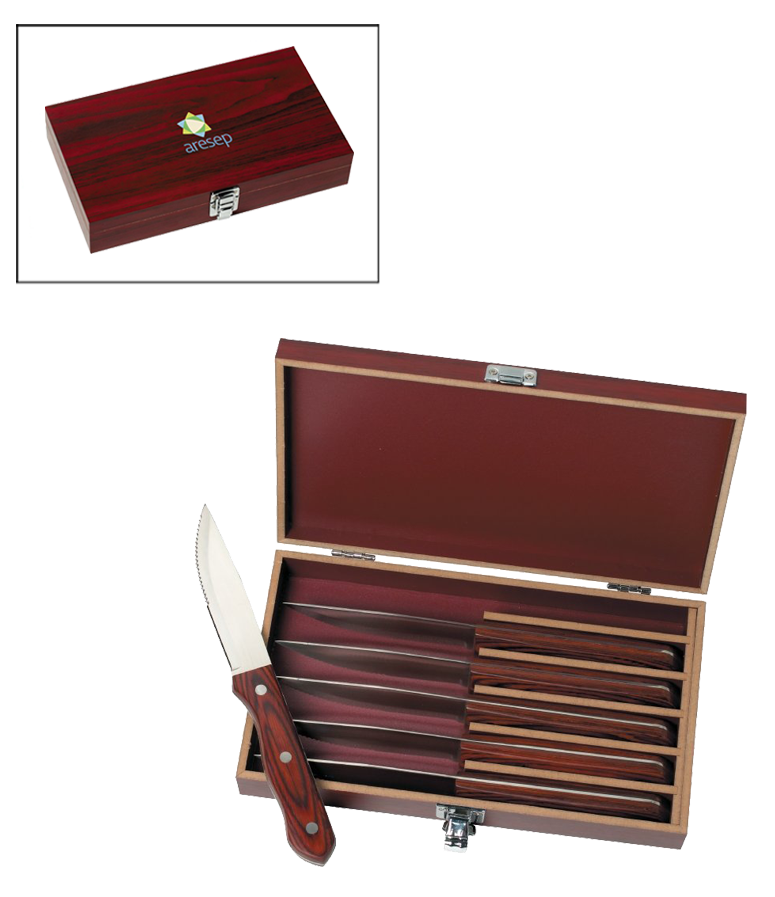 Ensemble de Couteaux à Steak - KS08 Wood