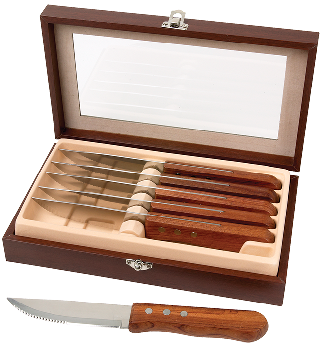 Niagara Ensemble de Couteaux à Steak 6 pcs - KS58 Wood