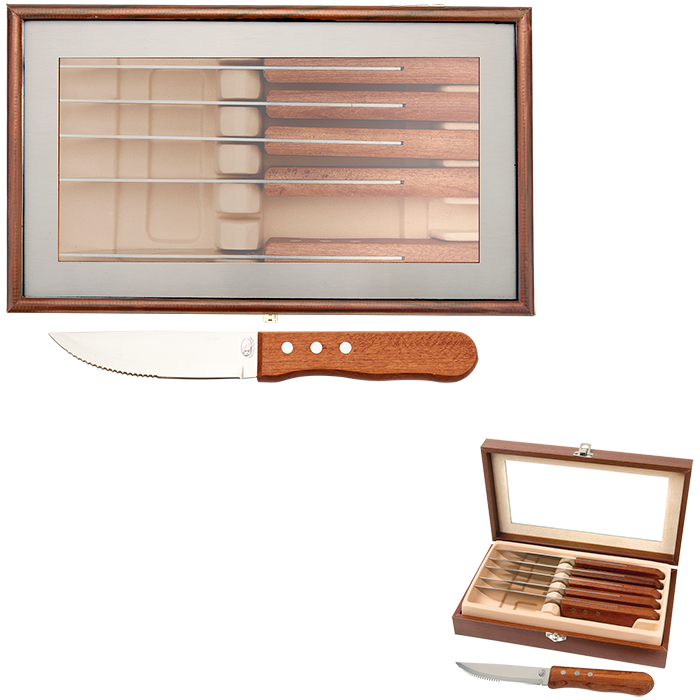 Niagara Ensemble de Couteaux à Steak 6 pcs - KS58 Wood