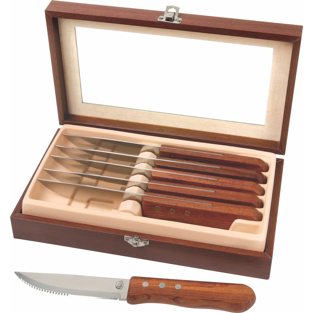 Niagara Ensemble de Couteaux à Steak 6 pcs - KS58 wood