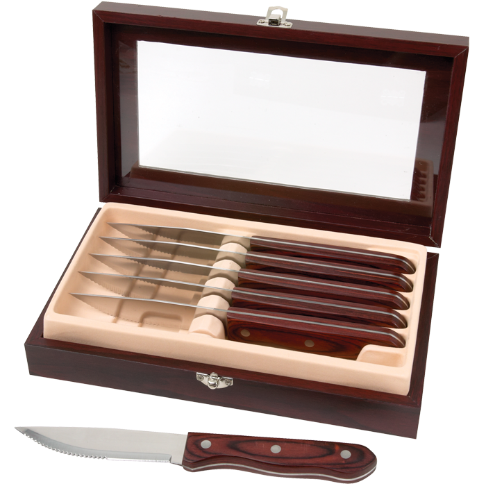 Ensemble de Couteaux à Steak 6 pièces - KS59 Wood
