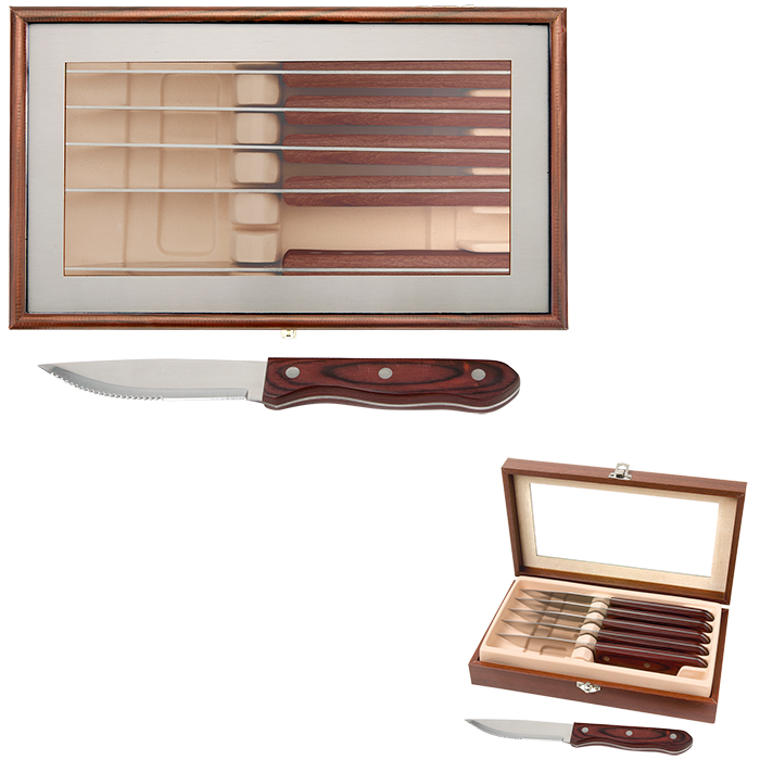 Ensemble de Couteaux à Steak 6 pièces - KS59 Wood